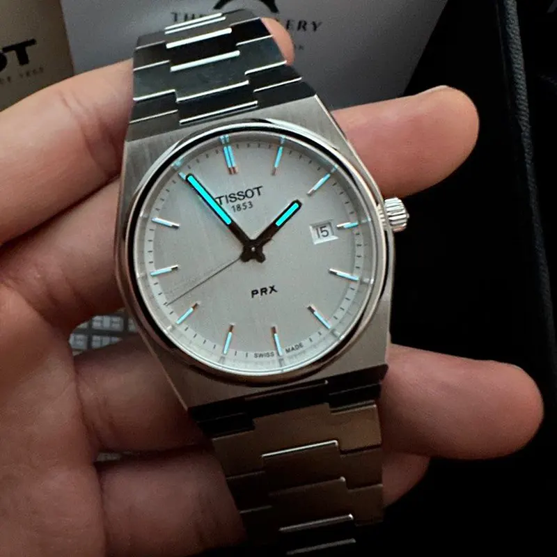 Tissot PRX Swiss Quartz Silver Dial Men's Watch- T137.410.11.031.00